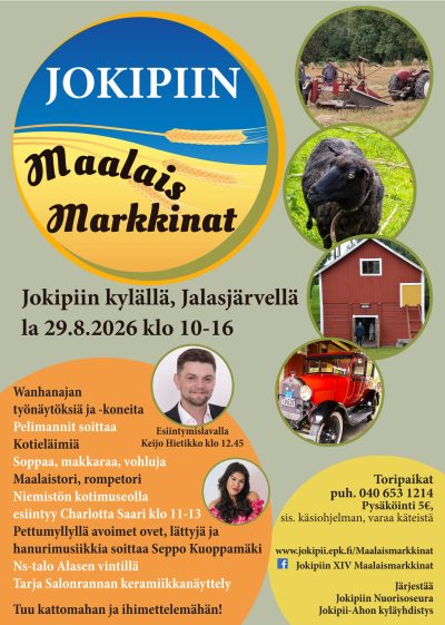 Jokipiin XIV Maalaimarkkinat 2026 A4